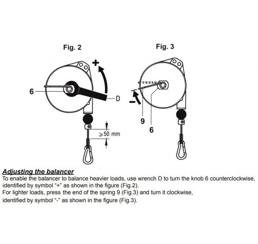 Retractable Tool Balancers Retractor Spring Balancers